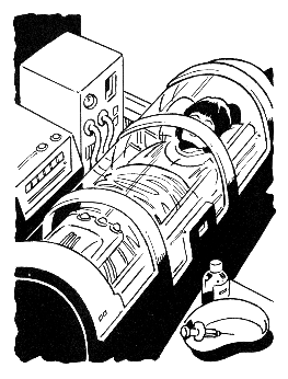 Sophie's double in a suspension chamber